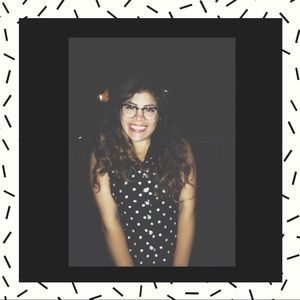 Fun vintage polka dot top